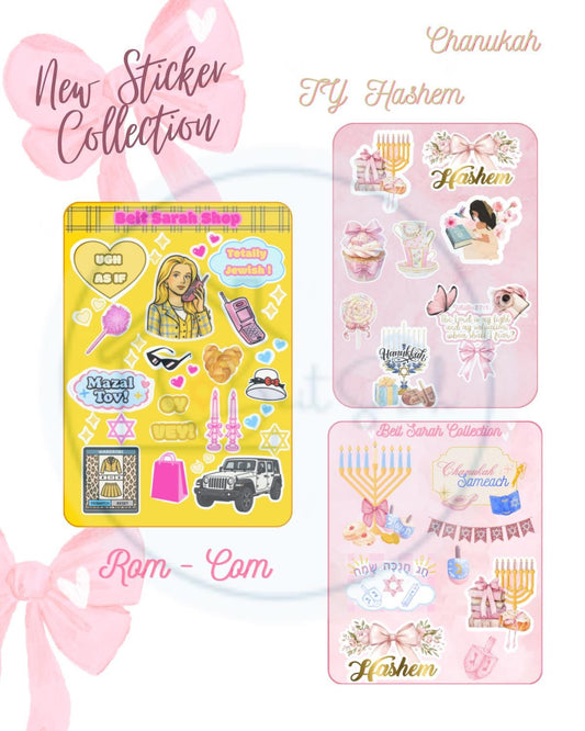 STICKERS Rom-Com • Chanukah • TY Hashem