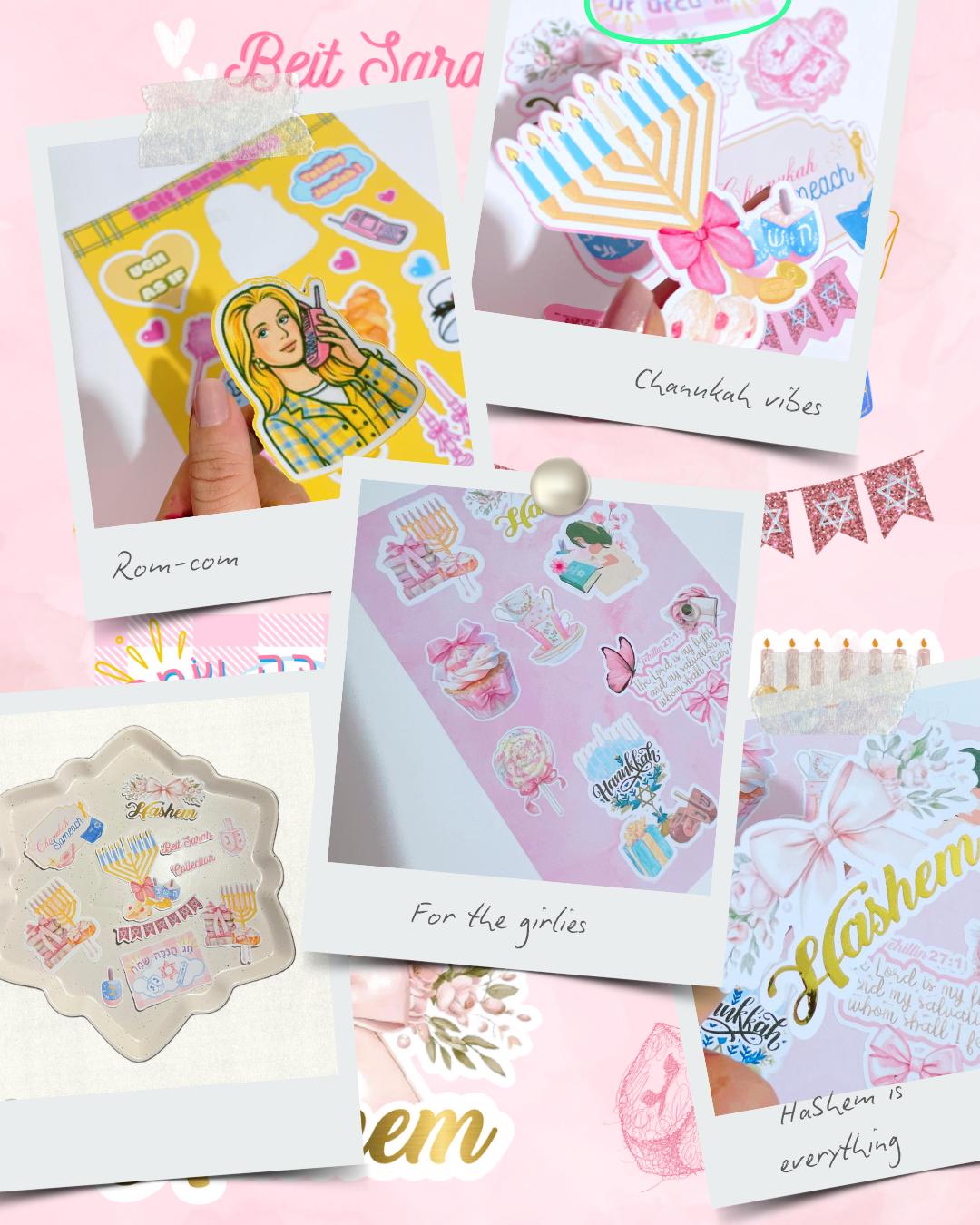 STICKERS Rom-Com • Chanukah • TY Hashem
