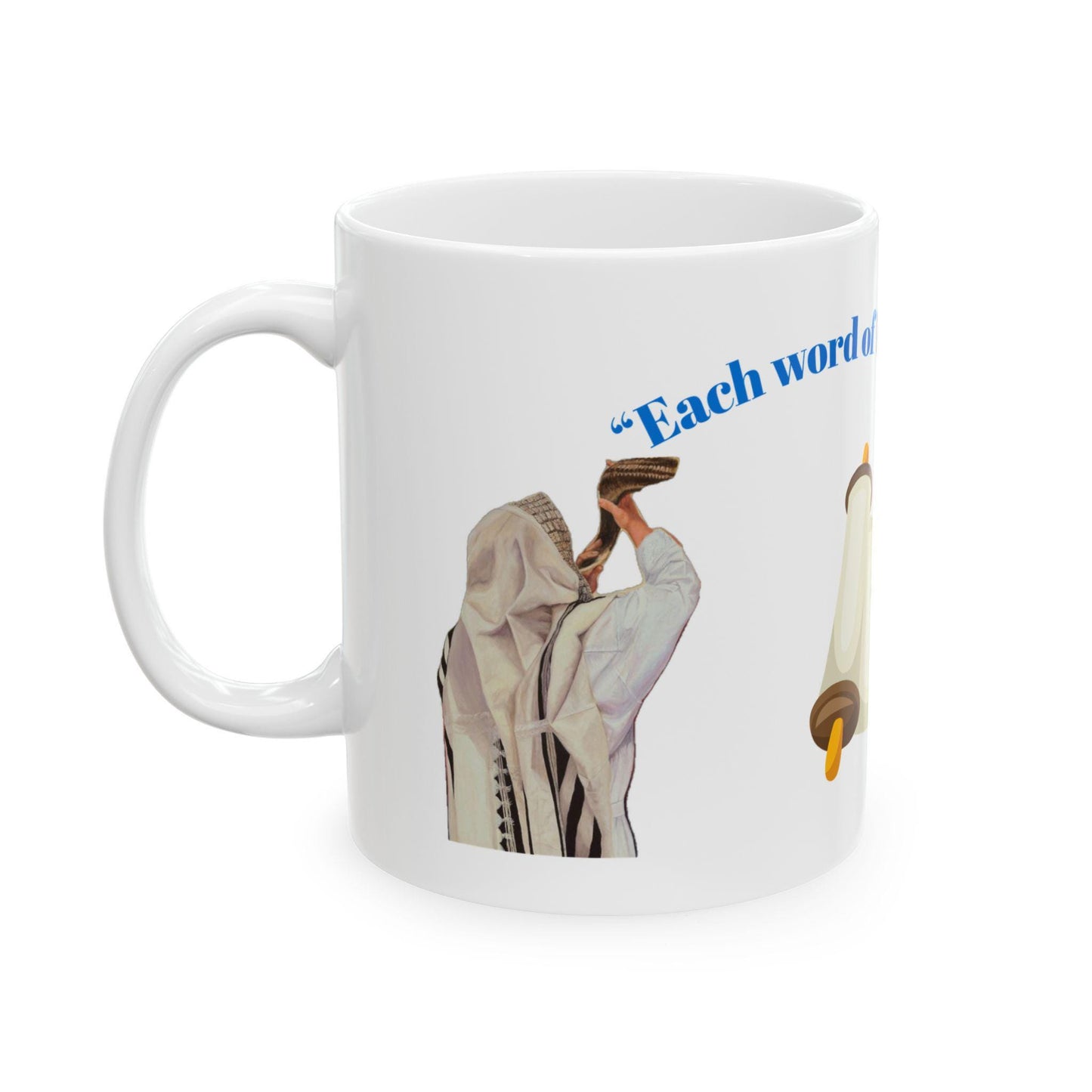 Torah  Mug | Jewish Scripture Coffee Cup