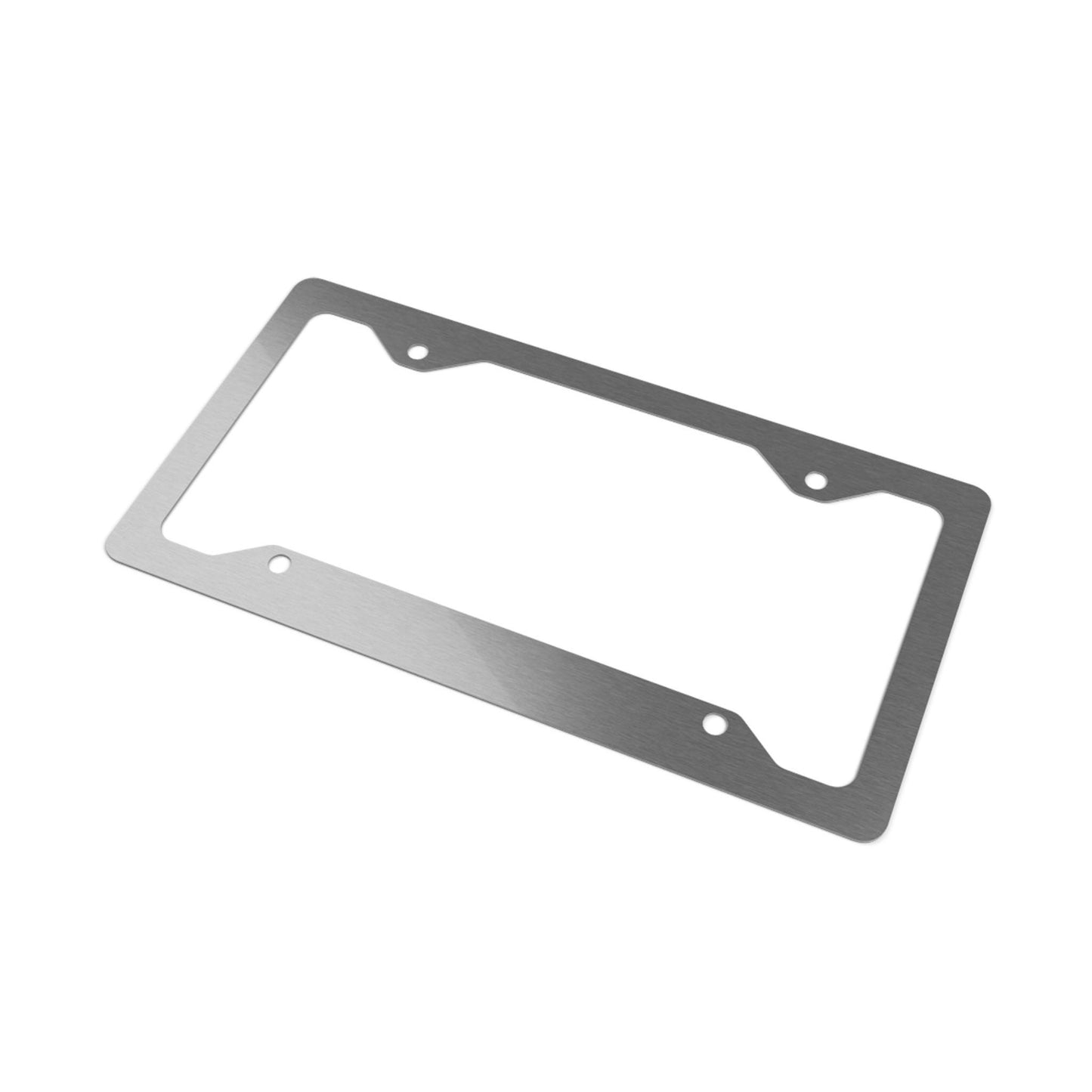 Calm, Because HaShem Metal License Plate Frame | Jewish Faith Car Accessory