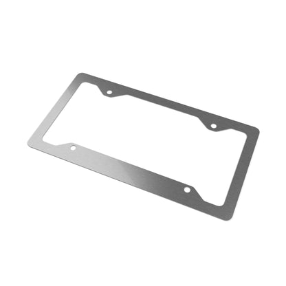 Calm, Because HaShem Metal License Plate Frame | Jewish Faith Car Accessory
