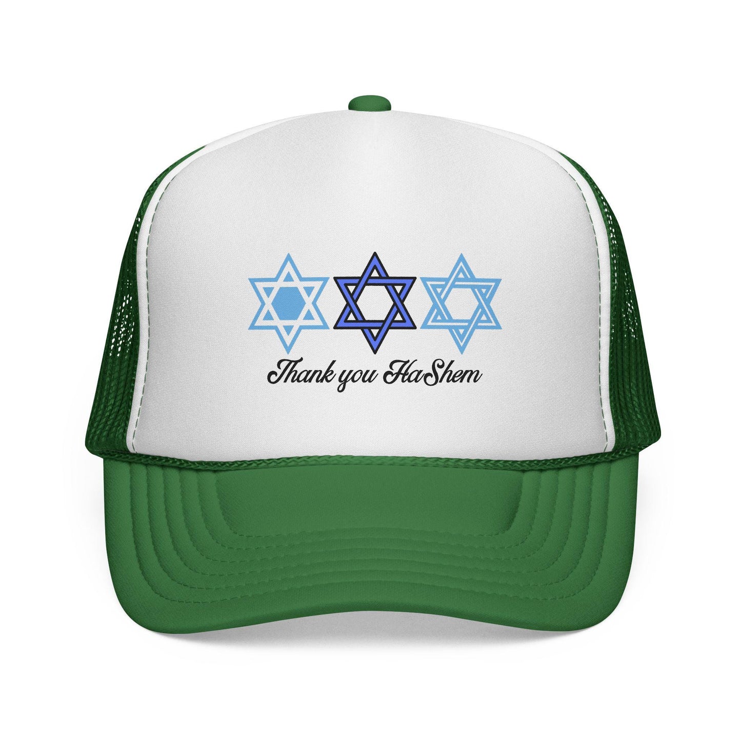 Thank You Hashem Trucker Cap | Star of David Mesh Hat