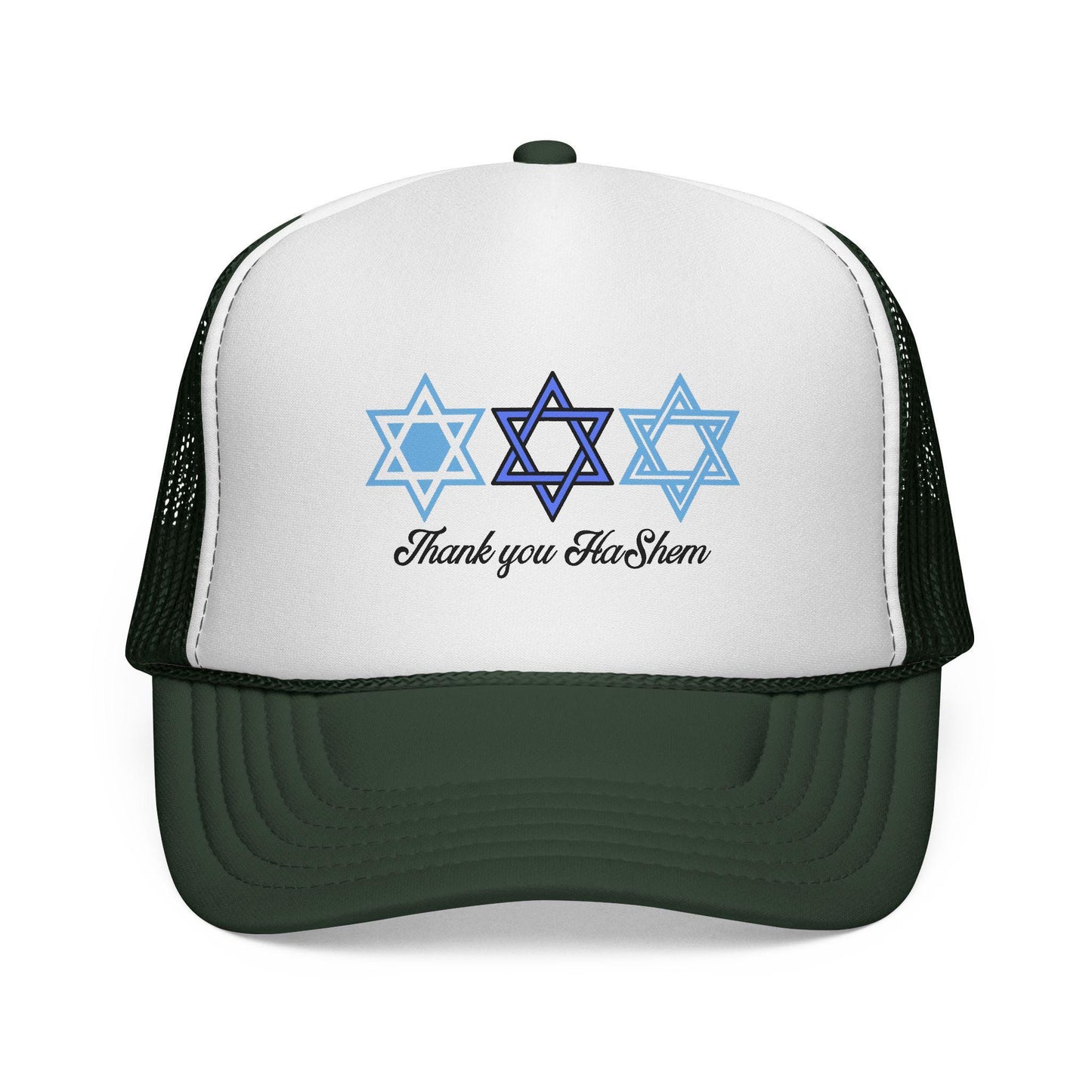 Thank You Hashem Trucker Cap | Star of David Mesh Hat