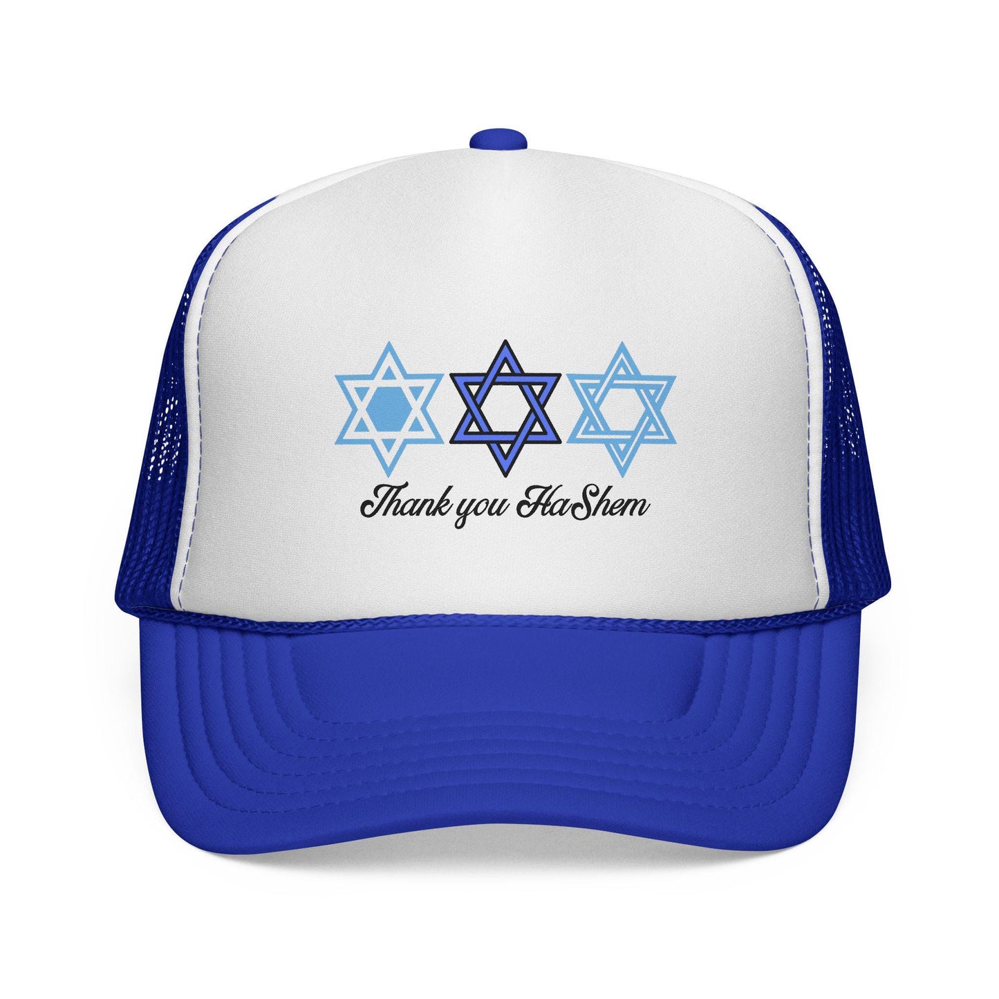 Thank You Hashem Trucker Cap | Star of David Mesh Hat