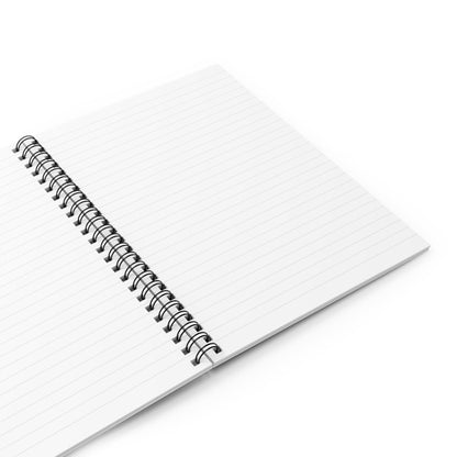 Blue Hamsa Hand Pattern Spiral Notebook | Evil Eye Journal