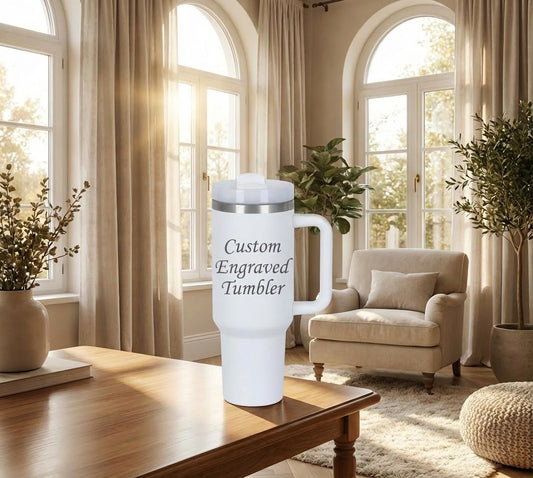 Custom Engraved Stainless Steel Tumbler | Personalized Gift