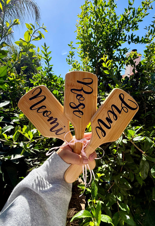 Personalized Bamboo Hair Brush | Custom Engraved Name Gift for Mom, Grandma, Daughter, Bridesmaid
