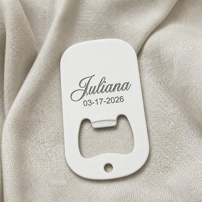 Personalized Bottle Opener Favor | Custom Wedding Bottle Opener | Engraved Party Favor