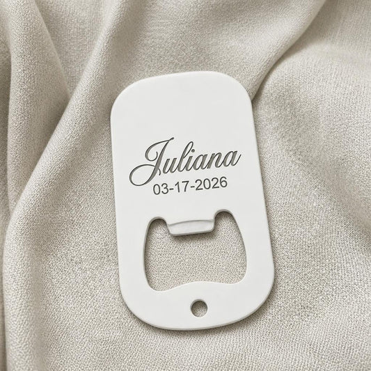 Personalized Bottle Opener Favor | Custom Wedding Bottle Opener | Engraved Party Favor